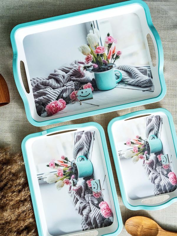 Servewell Melamine 3pcs Tray Set SER-STUR-TS3P-TAITEA