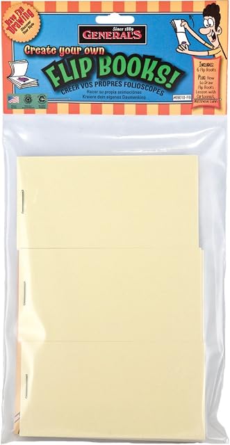 3M Create Your Own Flip Books, Acrylic, Multicoloured, 0.27 x 4.9 x 8.9 cm