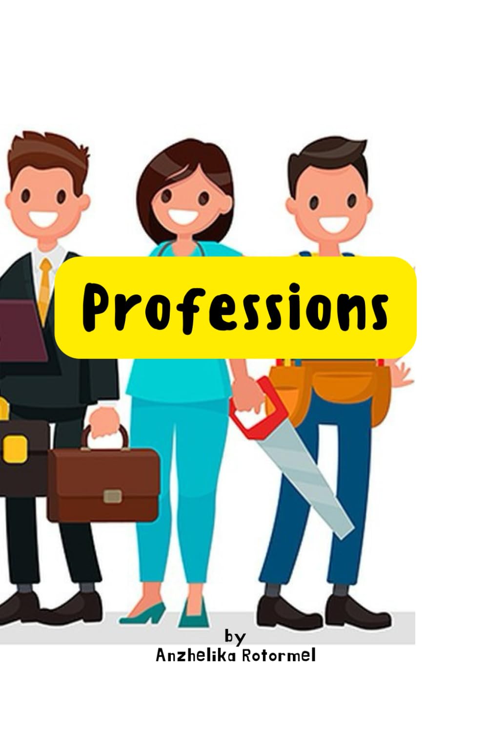 Professions. Book for kids