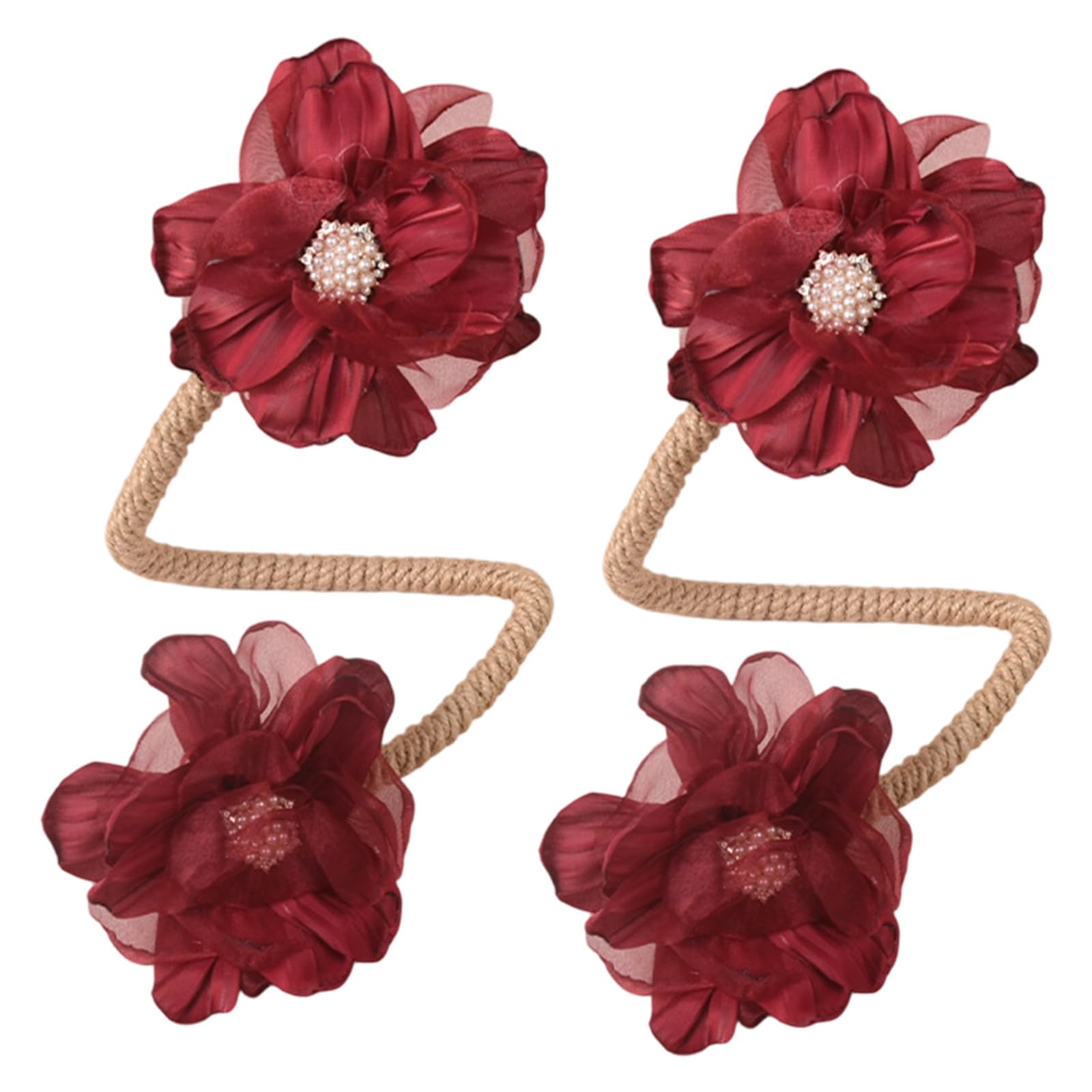 CAZSTYK Of Elegant Bendable Drapery Ties Simple Setups Sturdy Materials Ideal for Home Use Decorative Belt Cord Possessors
