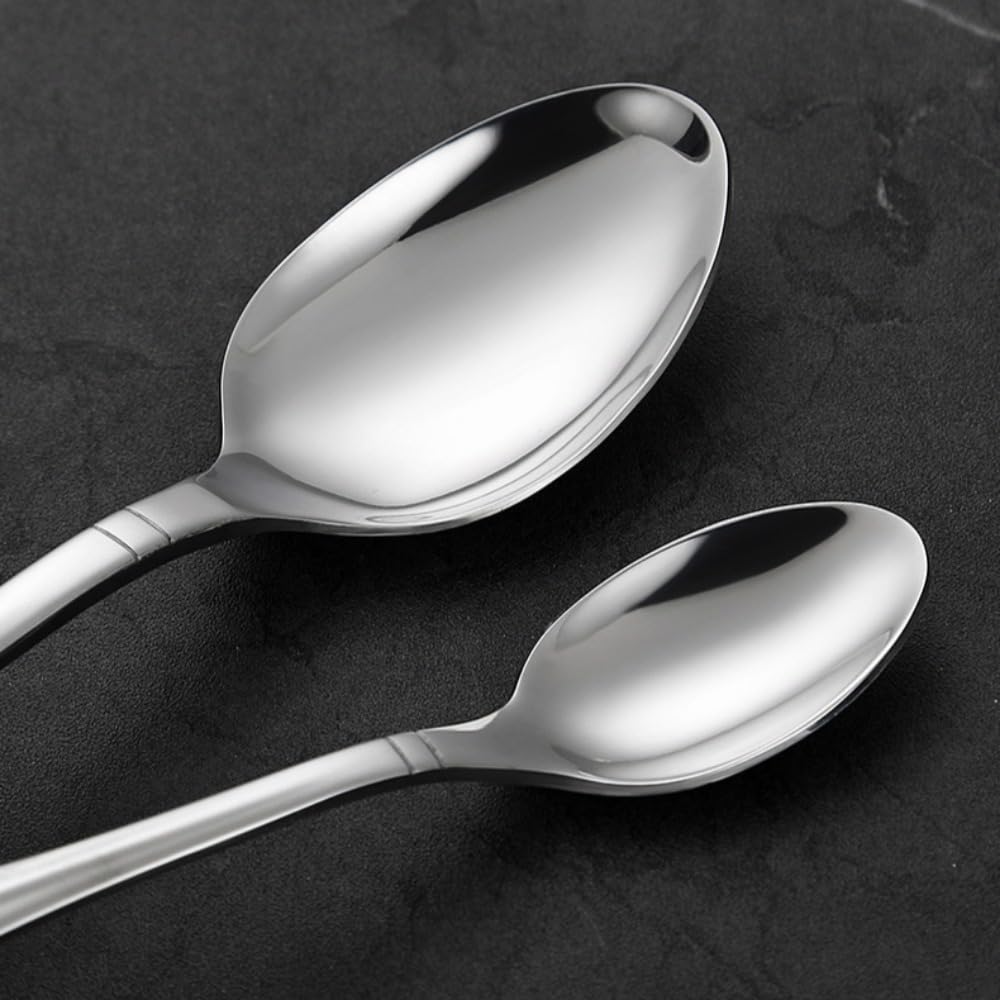Pavone Coda Stampa Manici Cucina Acciaio Inox Argenteria Stoviglie Posate Set Posate Bistecca Coltello Forchetta Cucchiaio Cucchiaino (16 pezzi)