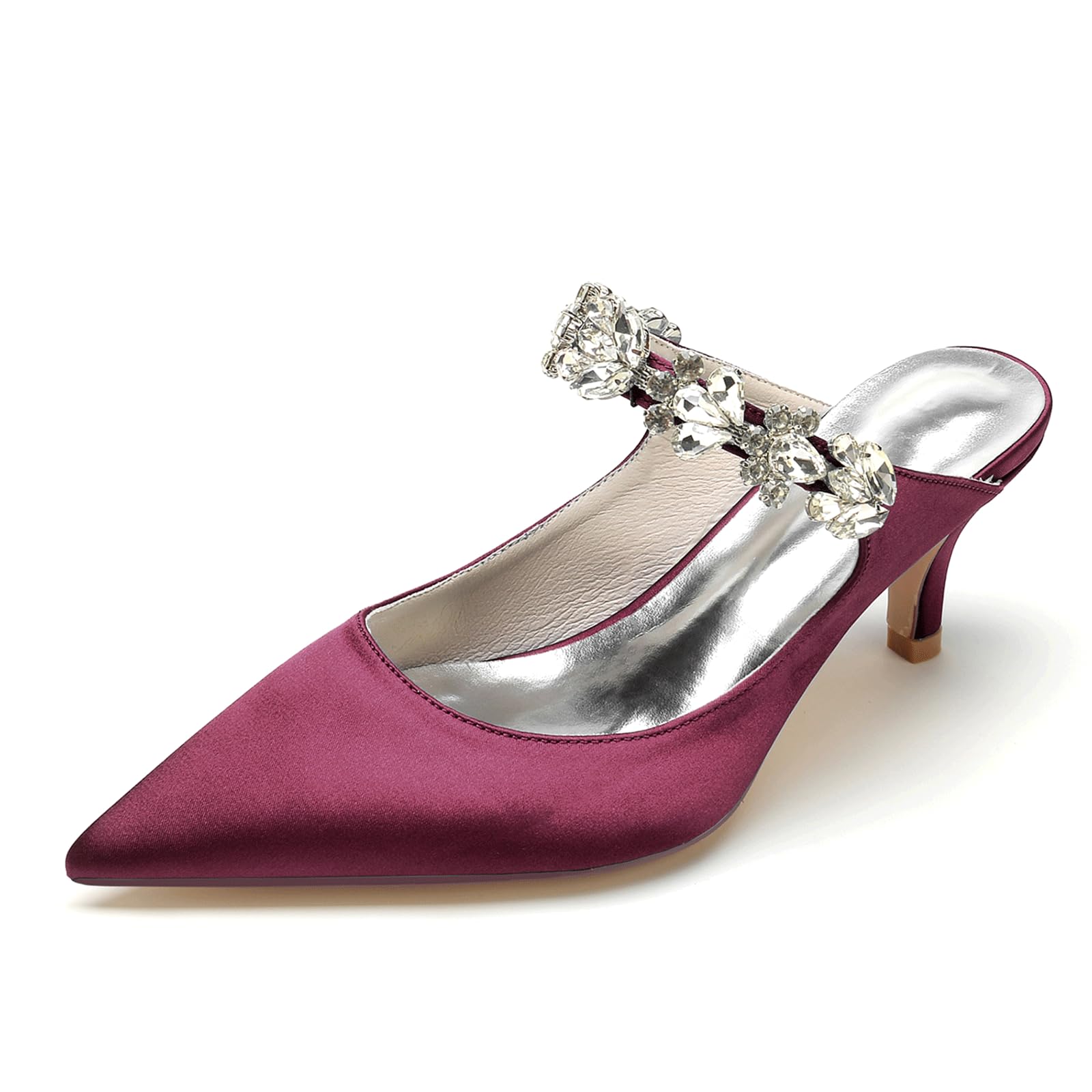 Chaussures de mariée sexy à bout pointu strass et stiletto FGRID