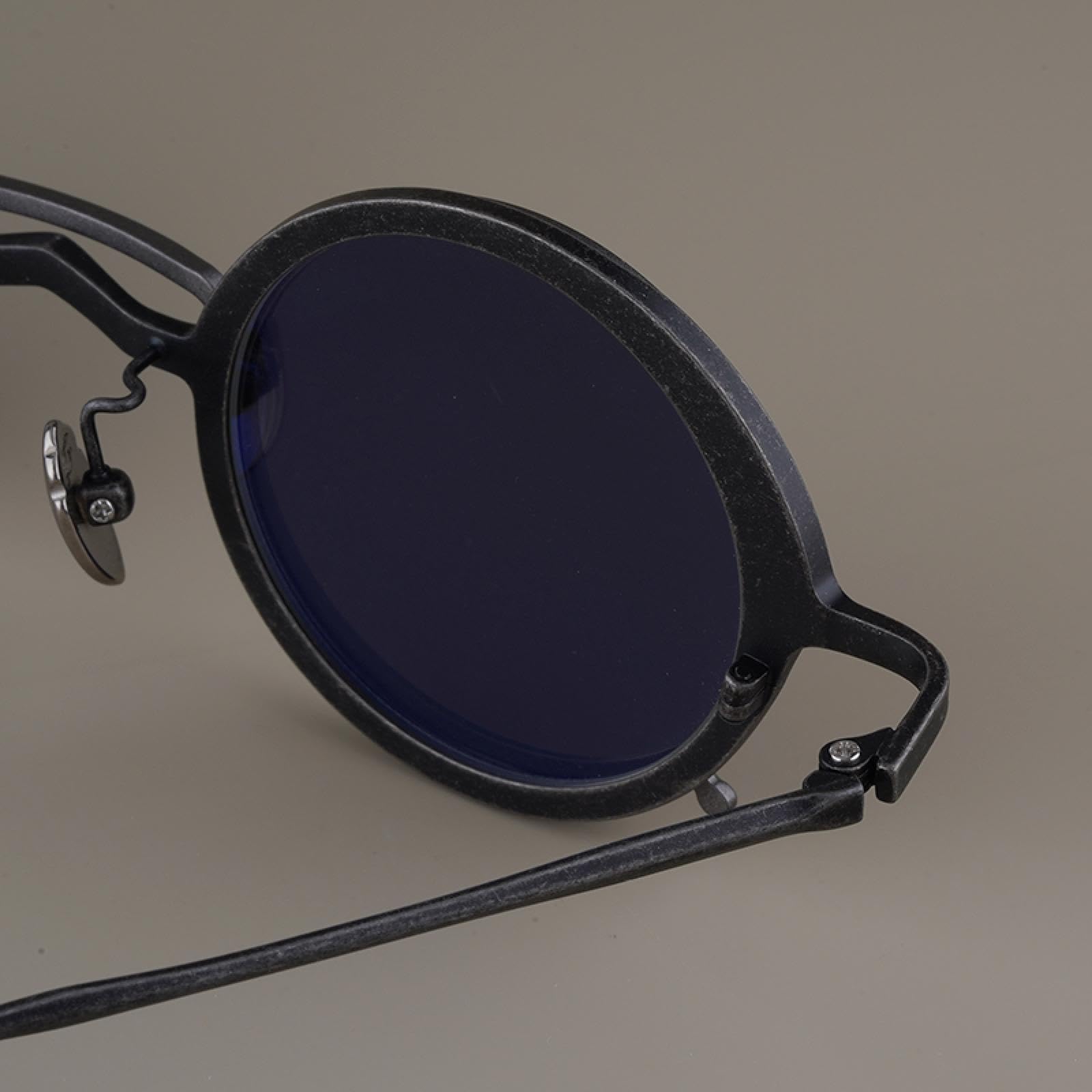 Montura de gafas vintage de titanio puro con clip magnético 2 en 1 para hombre