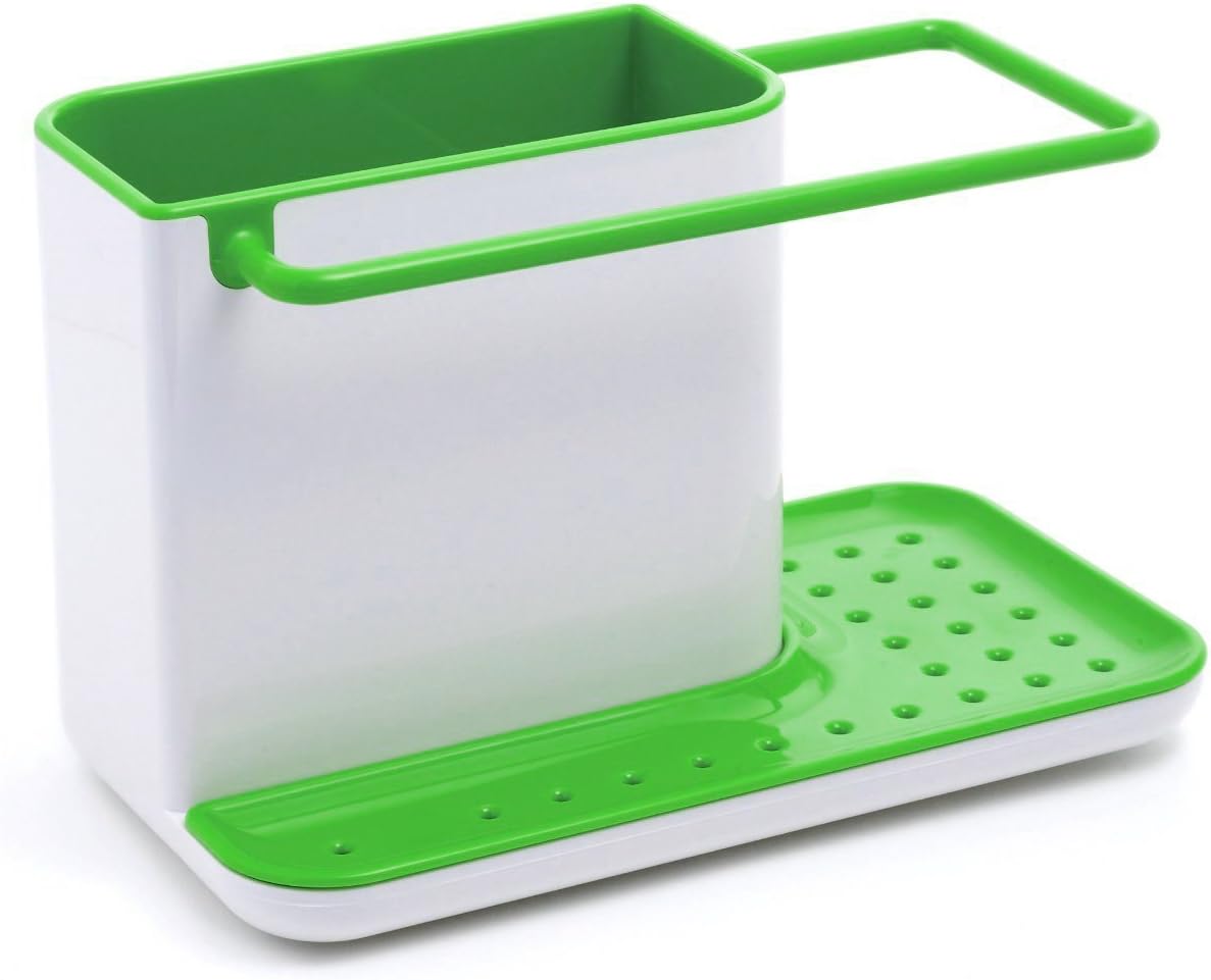 JAPP 3 in 1 Kitchen Sink Organizer for Dishwasher Liquid, Brush, Cloth, Soap, Sponge, etc. use for Home