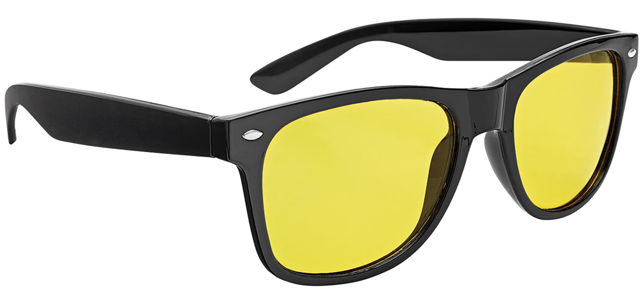 Wedo 27147099 for car drivers night vision goggles tinted sunglasses/optical quality lenses, in accordance with ISO Standard and Instructions – black/yellow