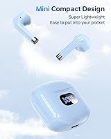 Vista 3 de Wireless Earbuds Bluetooth 5.3 Headphones, 40Hrs Playback Stereo Ear Buds with LED Display Charging Case IPX7 Waterproof in-Ear Earphones with Mic