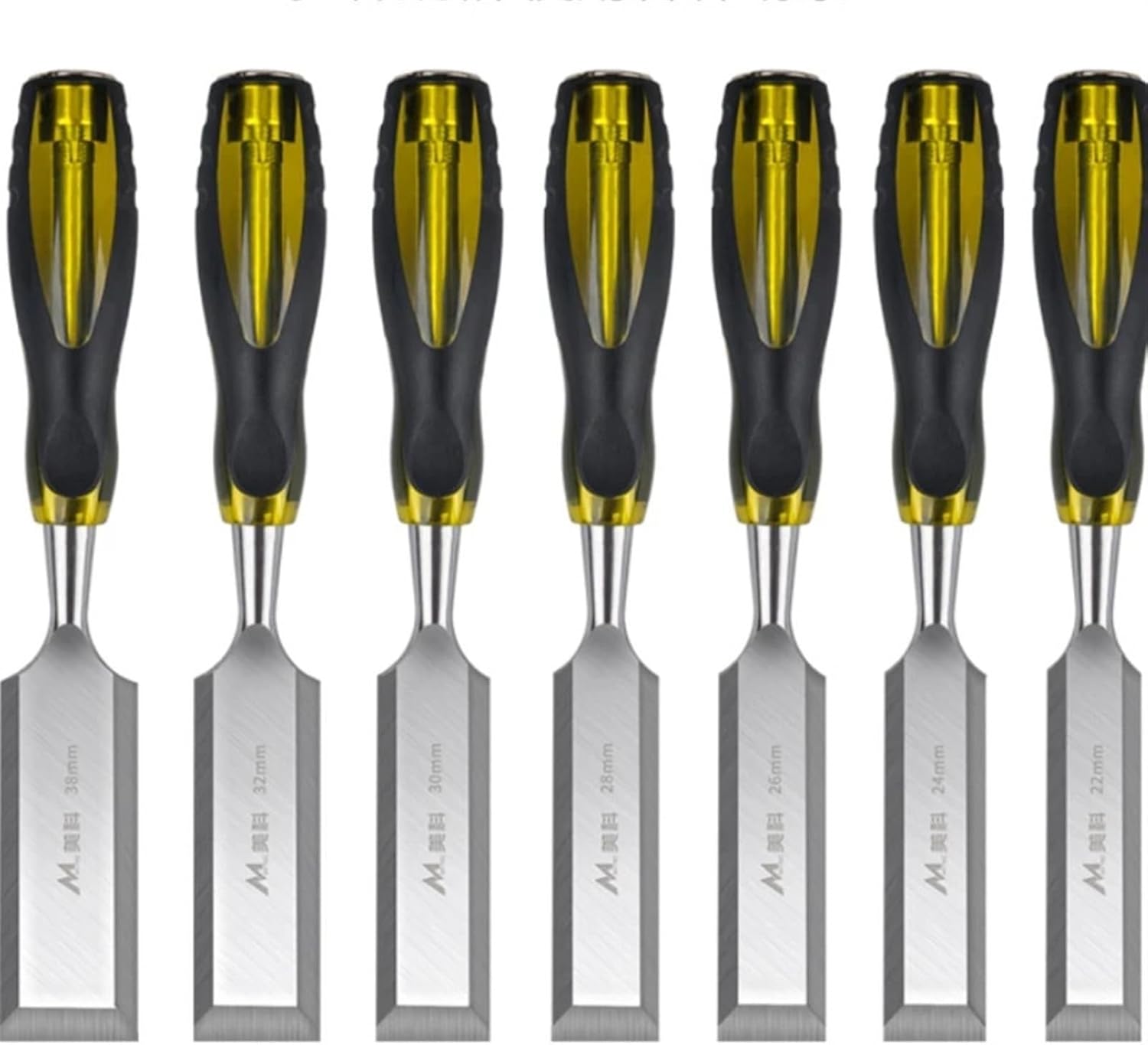 Wood Chisel Set CRV Steel Carving Chisel Professional Chisel Knife Hand Tool Set For Basic Detailed Carving Woodworkers Gouges (Size : 6pcs-01)