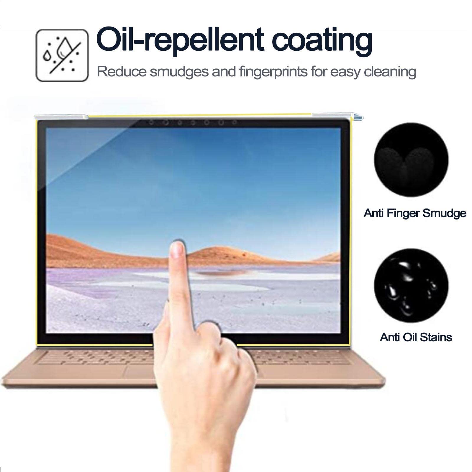 Computer-Monitor-Bildschirmfilter, HD-Blaulichtfilter-Laptop-Displayschutz for Aufhängen, 2 mm, abnehmbar, wiederverwendbar, 12–17 Zoll(15.6in/40cm)