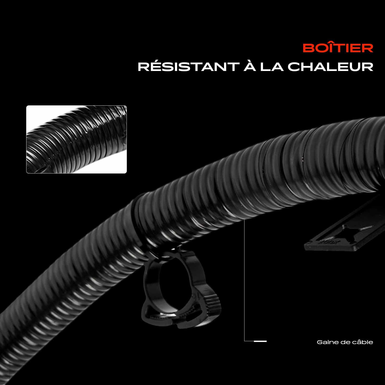 Kit de câbles pour bougies de préchauffage Caddy III Golf V/Plus J-e-t-a M-u-l-t-i-v-a-n P-a-s-s-s-a-t Polo S-h-a-r-a-n T-o-u-r-a-n Transporter V 1.9L 2.0L 2001-2013 038971782C