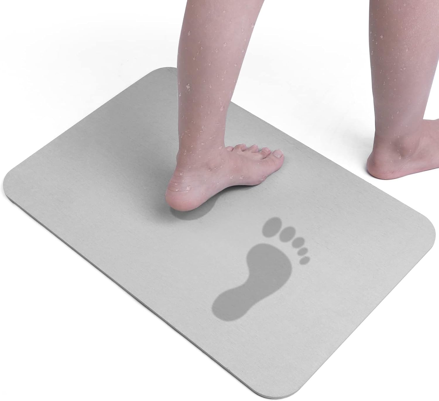 Staiko Bath Mat, Diatomaceous Earth Bath Mat,Absorbent Soft Non Slip