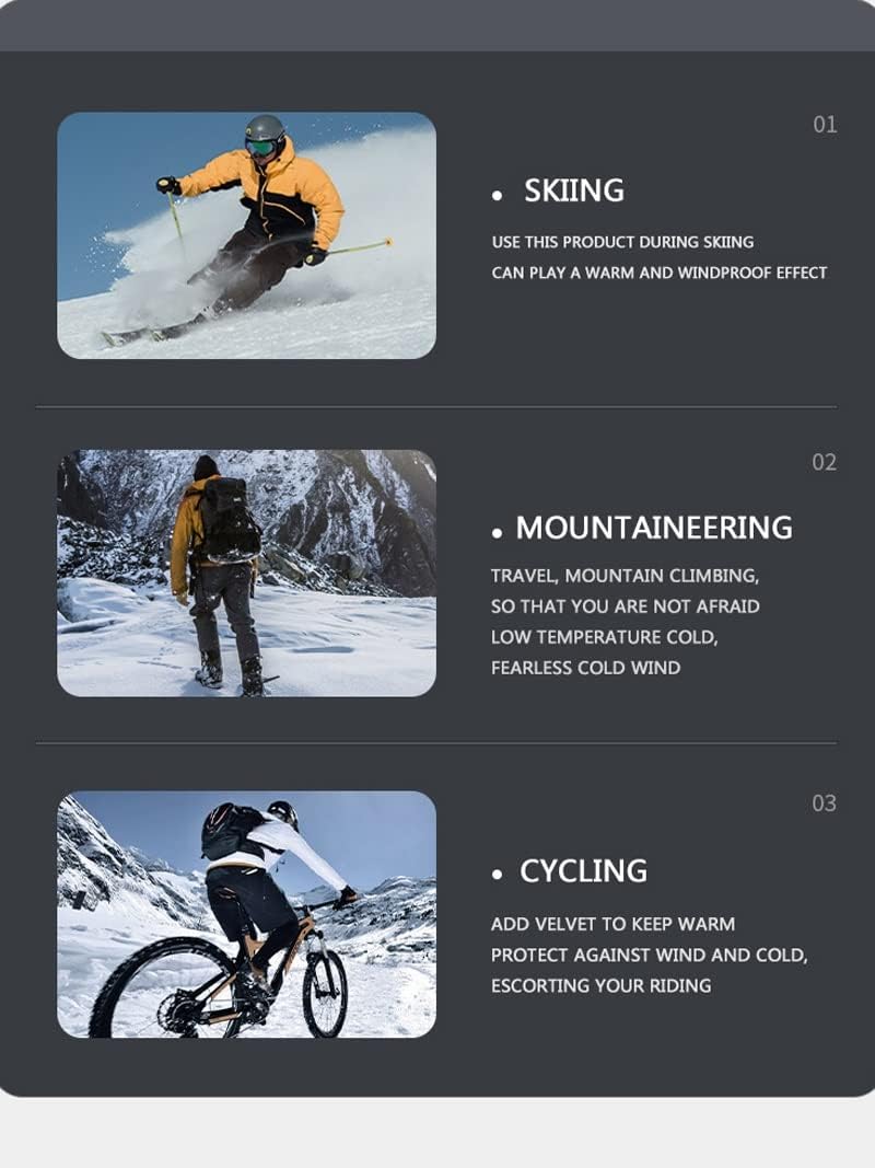 Winter Men Women Gloves Touch Cold Waterproof Windproof Outdoor Sports Warm Thermal Fleece Running Ski