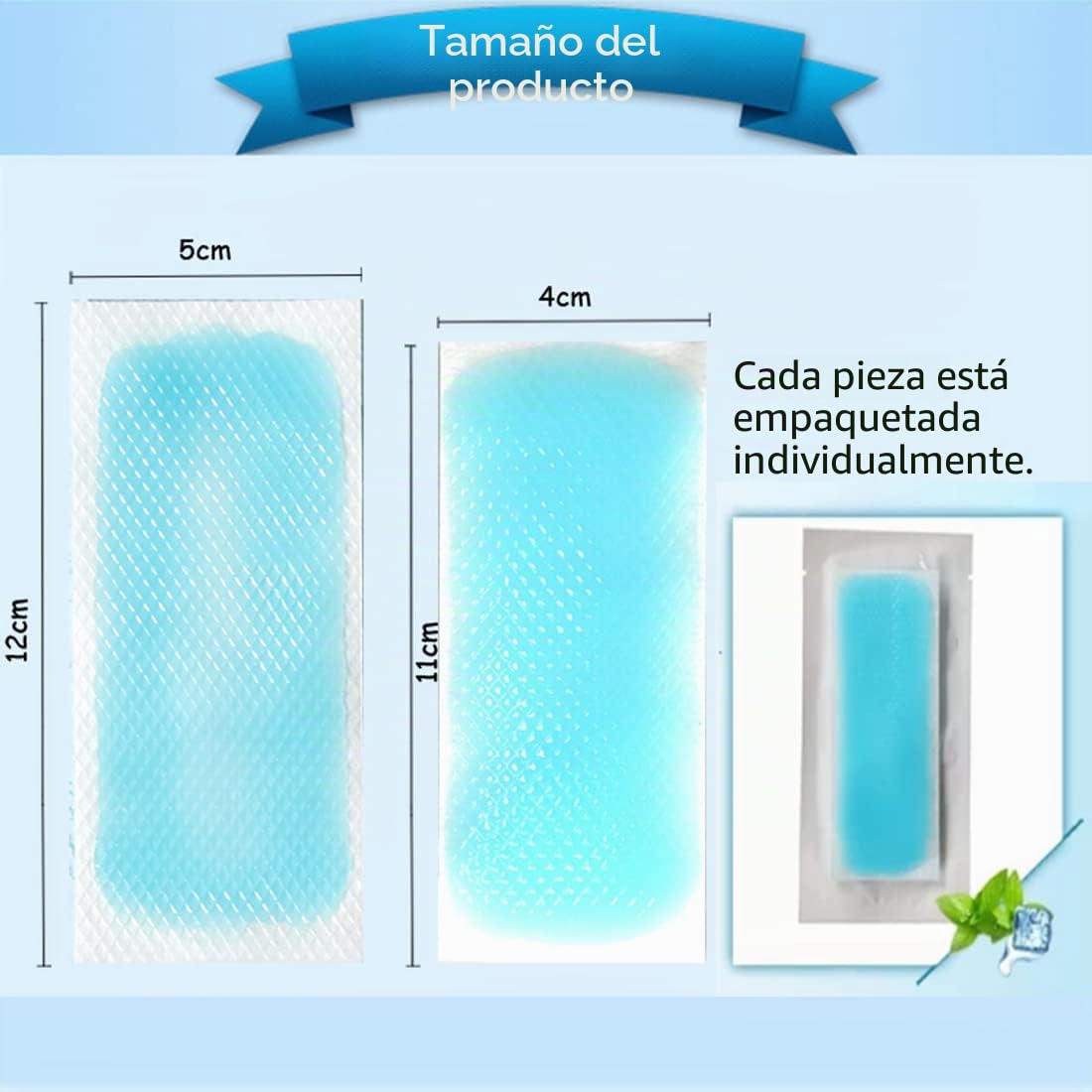 20 hojas de parches refrescantes para el malestar por fiebre, reductor de fiebre refrescante, almohadillas frías para niños para aliviar el dolor de cabeza (20 hojas)