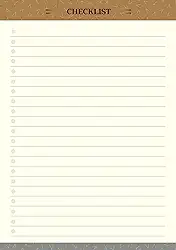 Bloco Anotações 148X210mm Vertical 80fls Kraft Gold - Jandaia