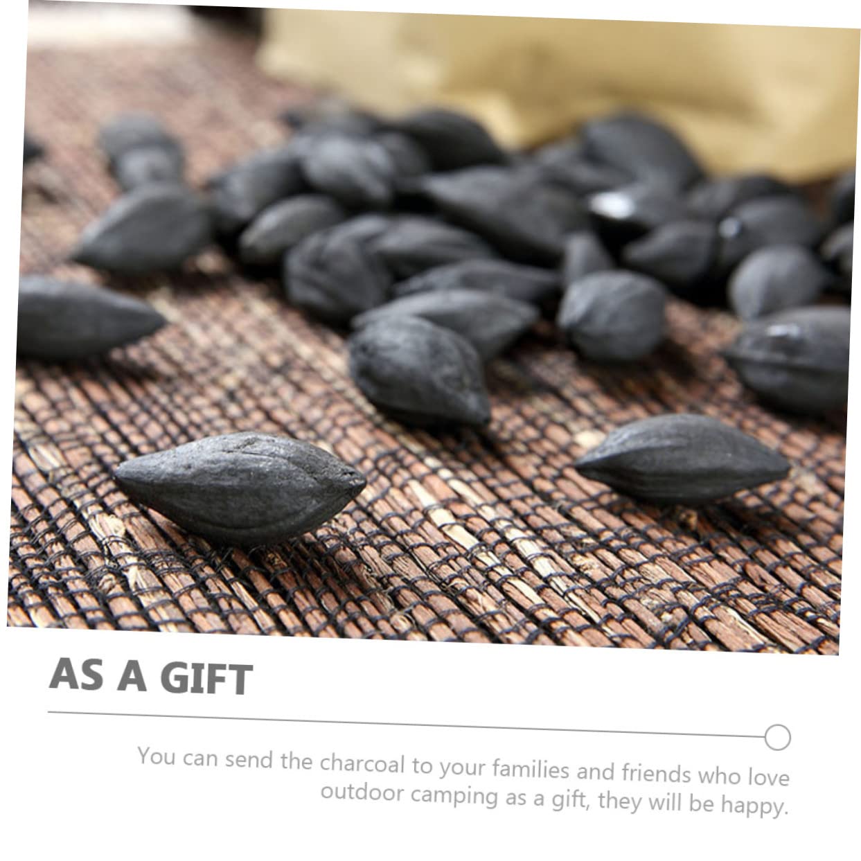 Balacoo Olive Charcoal Briquettes Fire Stove Portable Home Fire Cooking for Camping Grill