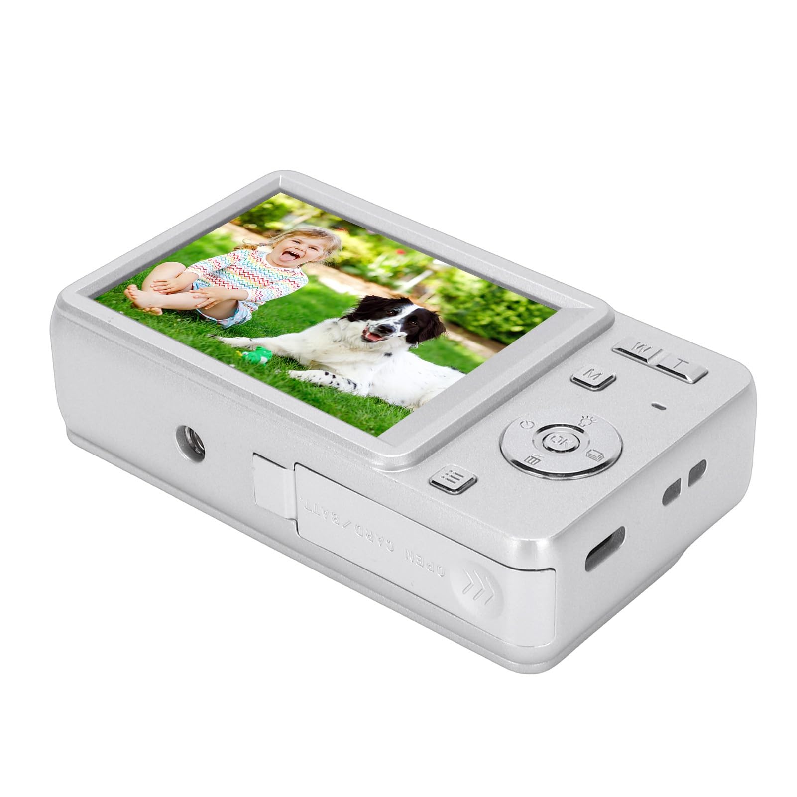 KIMISS Fotocamera Digitale, Fotocamera Vlog 4K da 64 MP con Messa a Fuoco