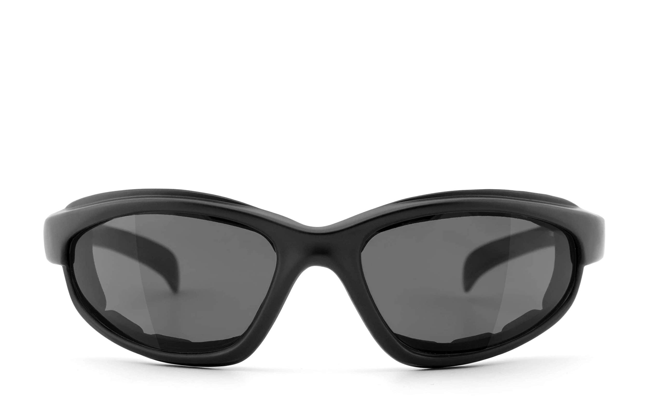 HELLY® - No.1 Bikereyes® | Bikerbrille, Motorradbrille, Motorrad Sonnenbrille | winddicht, gepolstert, beschlagfrei, bruchsicher | TOP Tragegefühl bei langen Ausfahrten | Brille: thunder2
