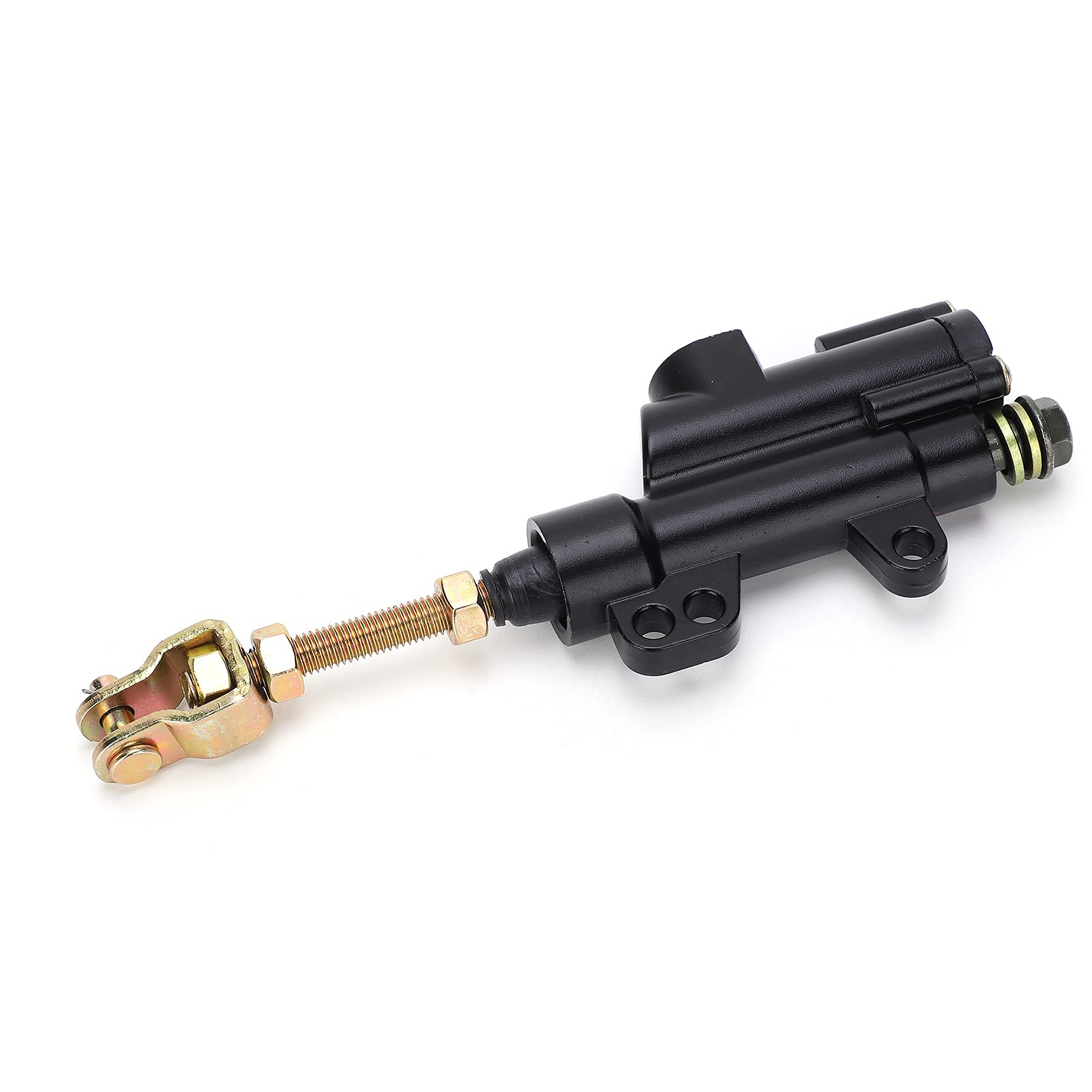 pompa freno posteriore pit bike + pompa freno moto 50 Kit di Riparazione Cilindro Principale Pompa Freno Draulico del Freno a Pedale Posteriore per Moto ATV Dirt Bike(Nero)