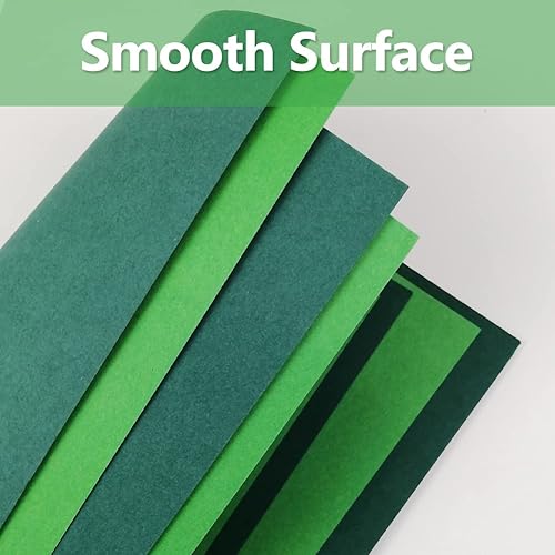 Miniatura 10 de 90 hojas de papel grueso de cartulina de Navidad, tamaño A4 de 70 libras, color rojo, verde, blanco, peso medio, cartulina, papel de cartulina