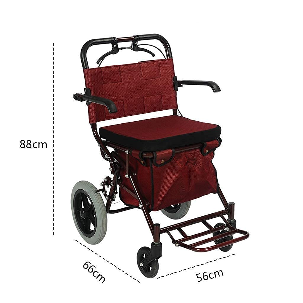 Chodziki, rollatory/ramy spacerowe Walker Rollator/walker Rollator dla osób starszych Zakupy/walker Rollator z siedziskiem i koszykiem Lekki wózek na zakupy Old Man Walker Składany wózek na zakupy