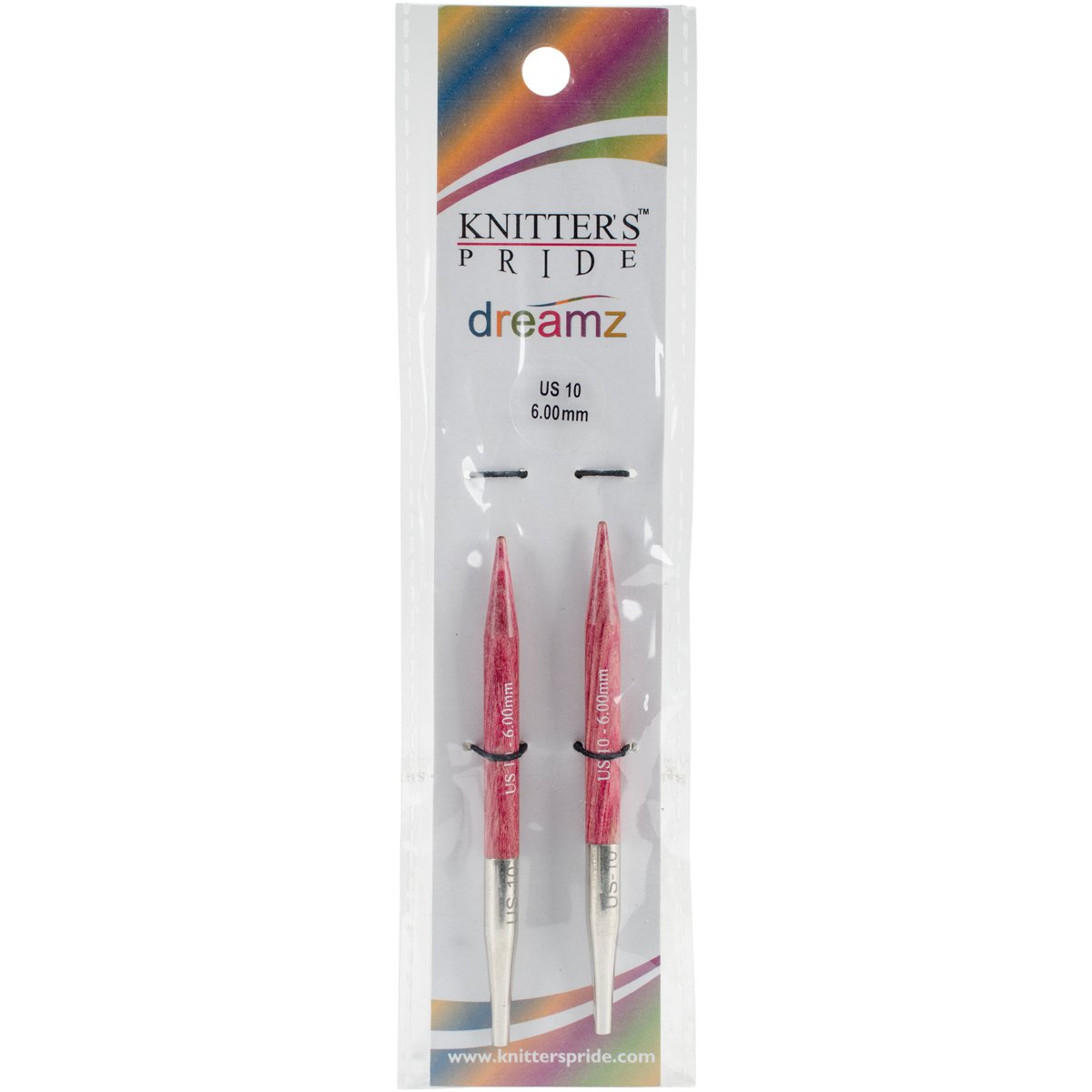 Knitter's PrideDreamz Interchangeable 3.5 inch (10cm) Short Tip Knitting Needles Size US 10 (6.0mm) 200536