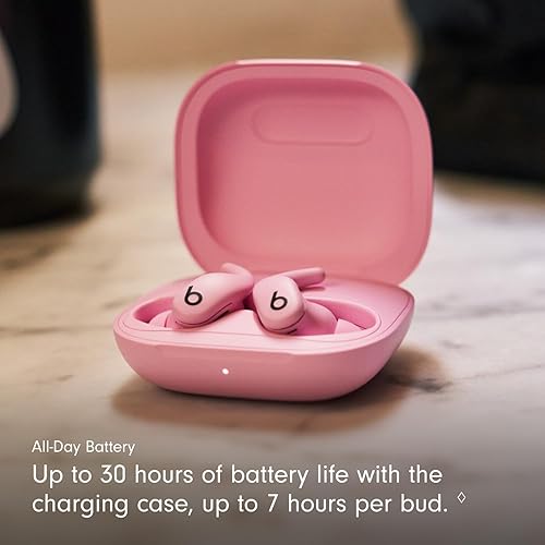 Miniatura 6 de Beats PowerBeats Fit - Auriculares inalámbricos de entrenamiento con cancelación de ruido con puntas de alas de ajuste seguro, batería de hasta 30