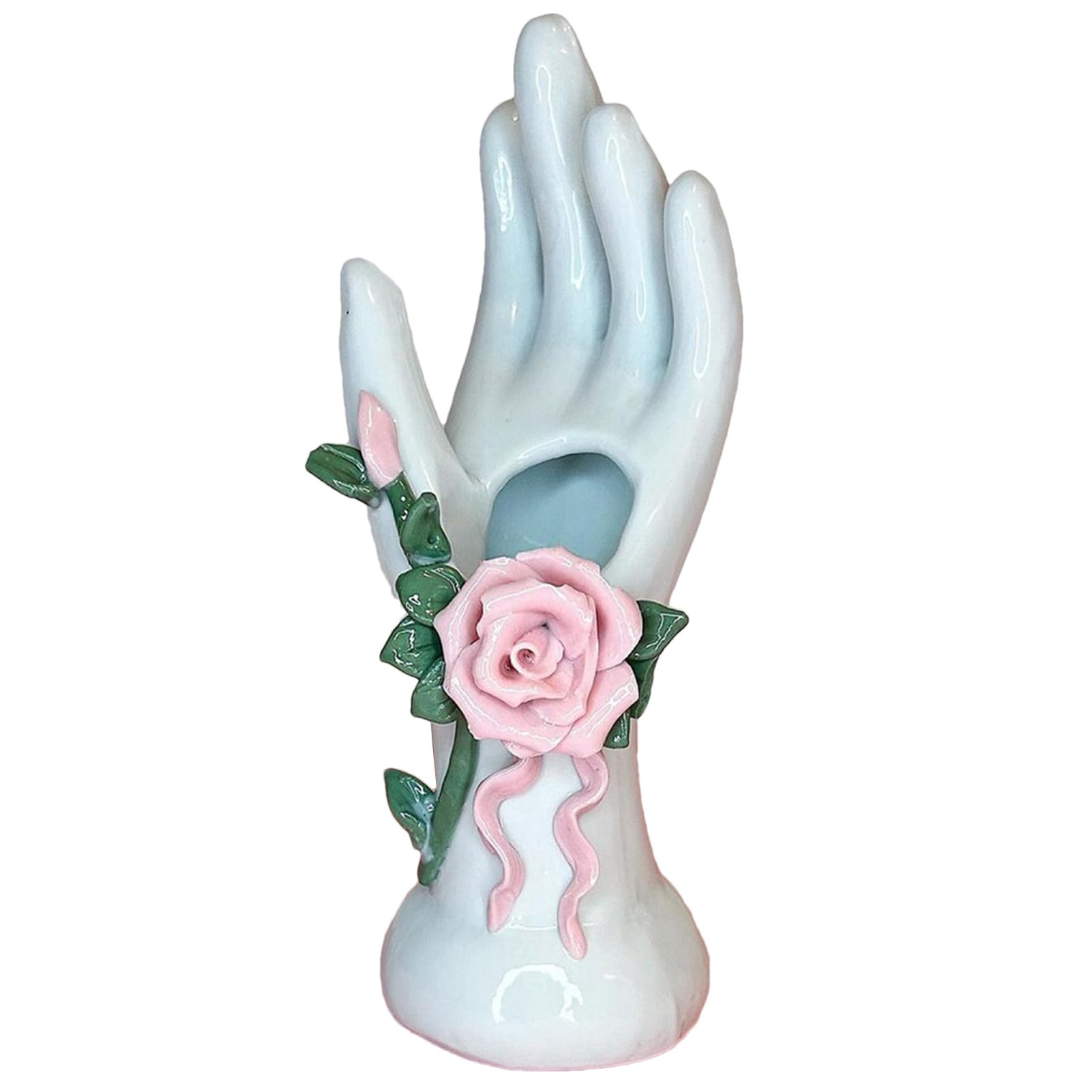 Vase à main unique : la sculpture en résine pour rompre la monotonie