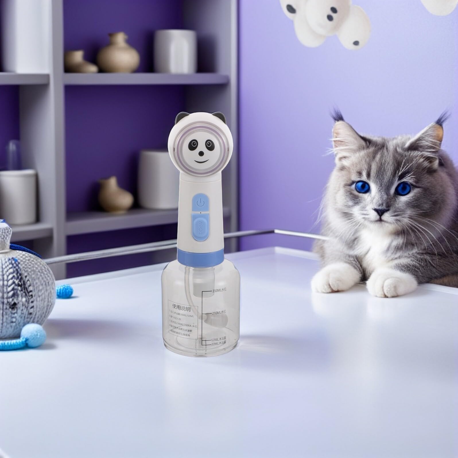 Schaumshampoo für Haustiere Elektrischer Seifenspender für Katzen und Hunde Fellpflege mit Reichlichem Schaum Ergonomisches Design für Einfache Handhabung für Küche und Badezimmer
