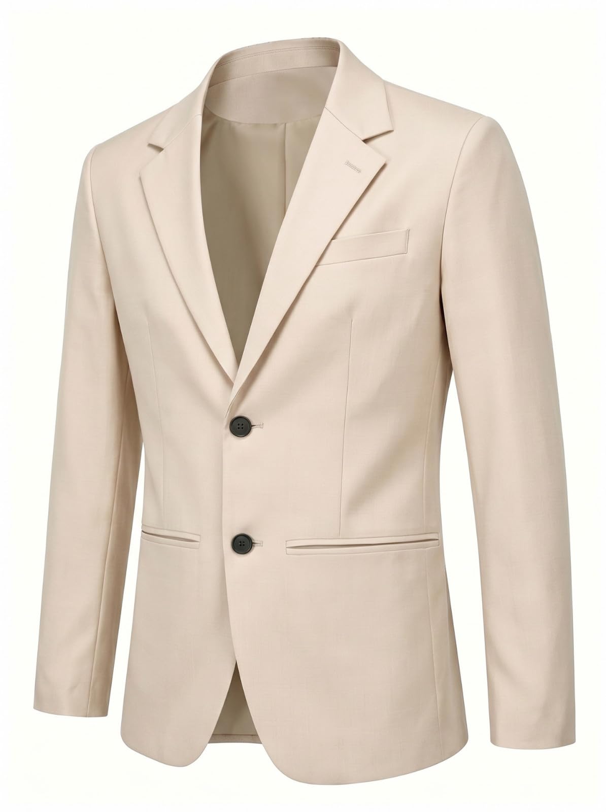 Genérico Blazer Hombre Elegante Americana Hombre Chaqueta Traje Casual Ligera Moderna Corte Regular con Solapa Clásica Estilo Business para Boda Fiesta