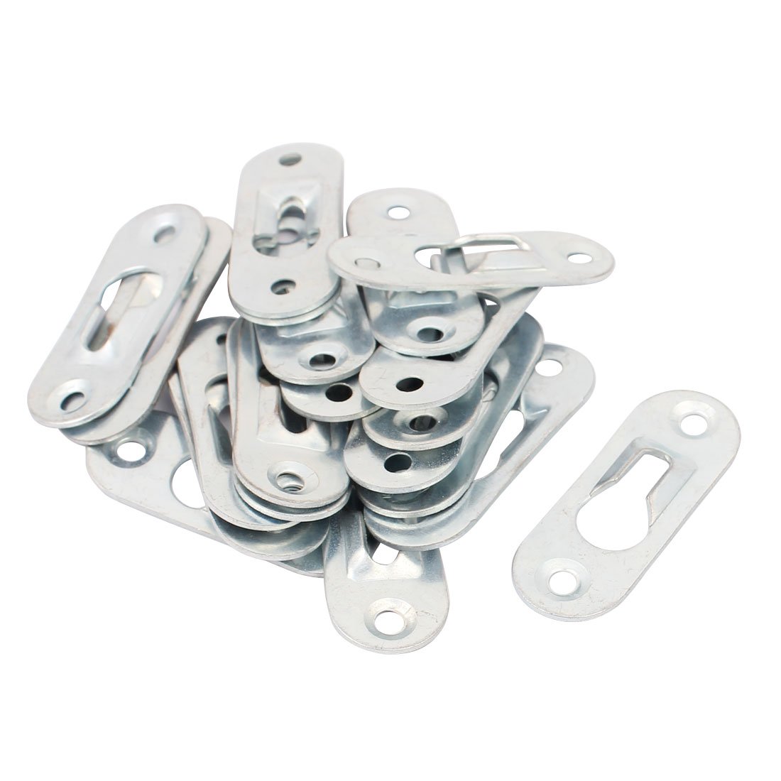 Generic Photo Picture Frame Clock Metal Oval Shape Keyhole Hanging Hook Plate 20pcs (B01MS40KSX) Amazon Price History, Amazon Price Tracker