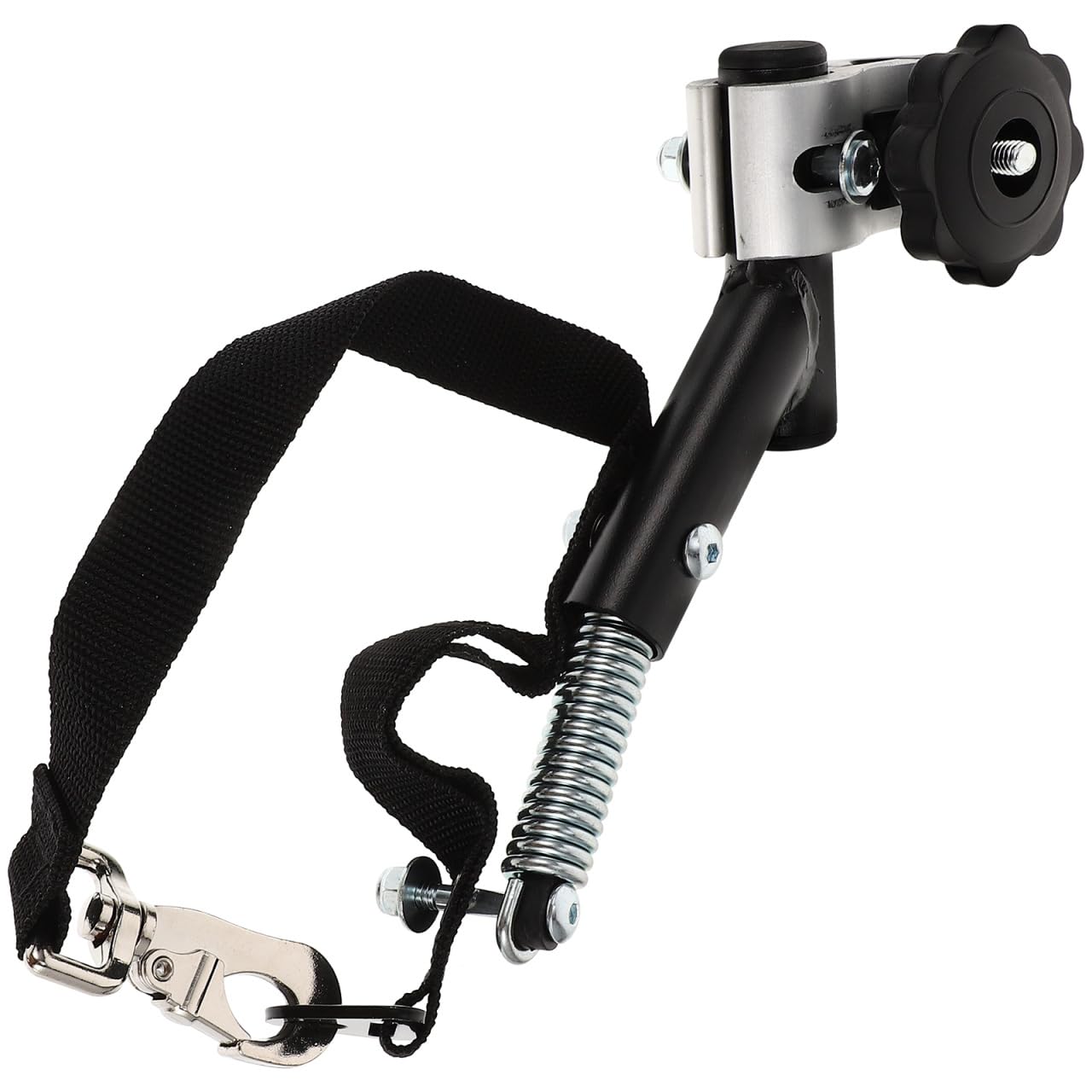 VOSAREA Bike Trailer Hitch Coupler Heavy Duty Steel Alloy Bicycle Attachment Adapter for Universal Cargo Pet Kids Trailers Rear Axle Connector Replacement Black