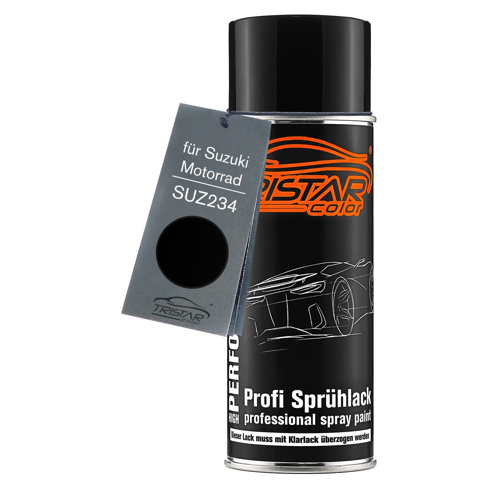 Tristarcolor Pearl Nebular Black Motorcycle Paint Spray Can For Suzuki Motorrad Suz234 Base Coat Spray Can 400Ml