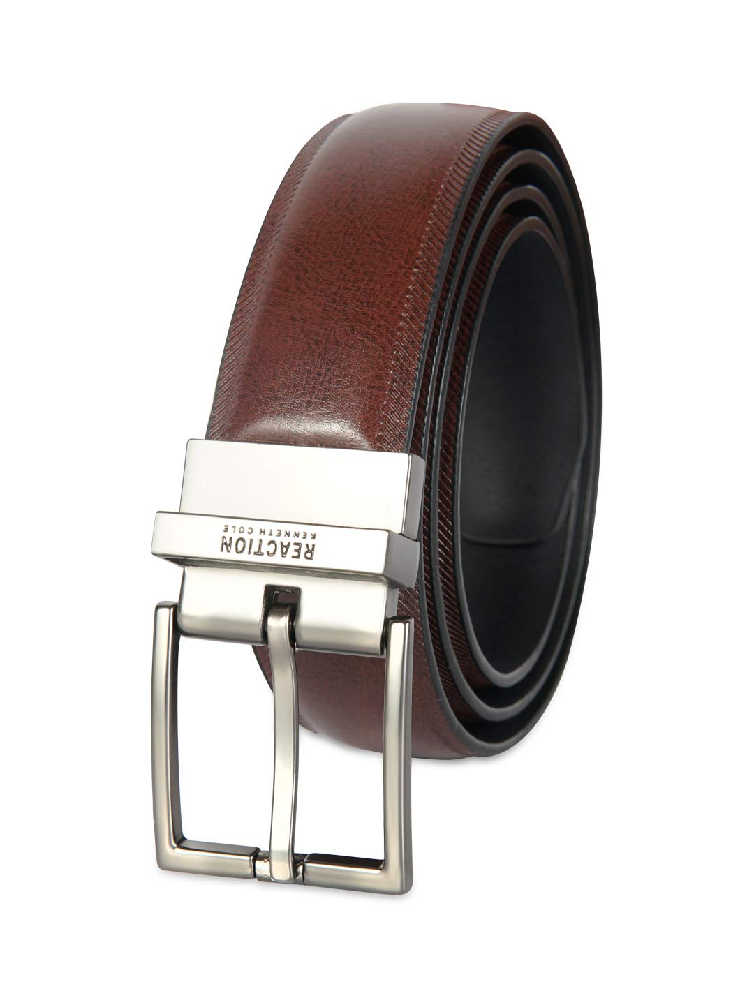 KENNETH COLEReversible Belt for Men (Black/Brown)