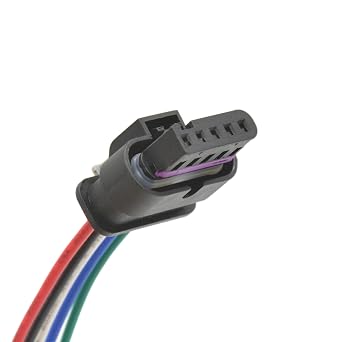 5 Pin Auto Electric Connector Waterproof Mass Air Flow Meter Sensor MAF Harness Plug for VW Audi 1-1718806-1 4F0973705