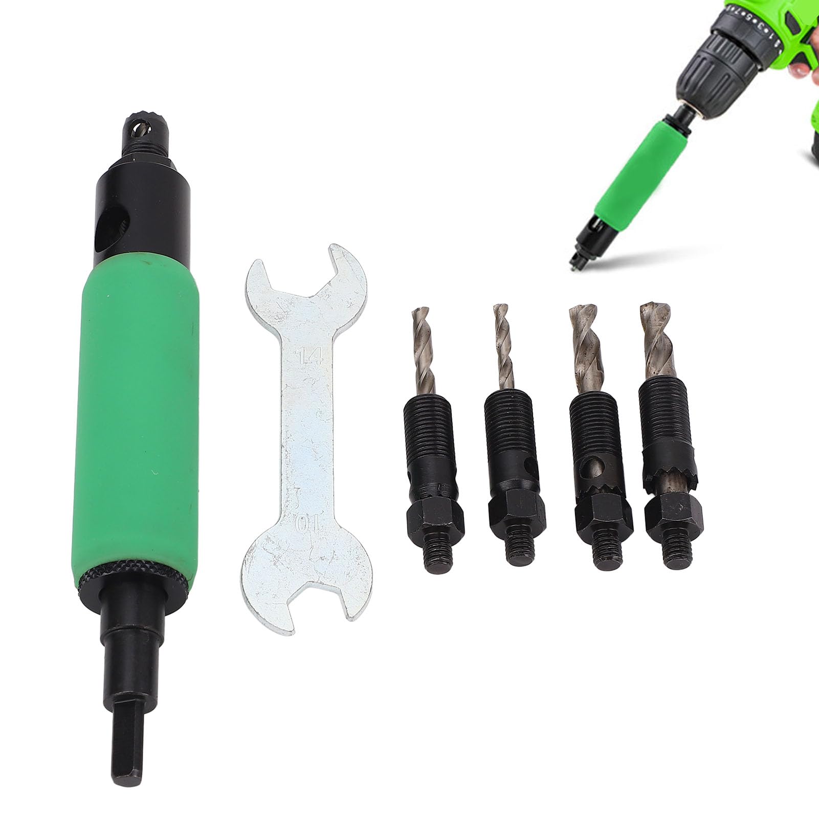 Herramienta de Extracción de Remaches Ciegos para Taladros de 1/4