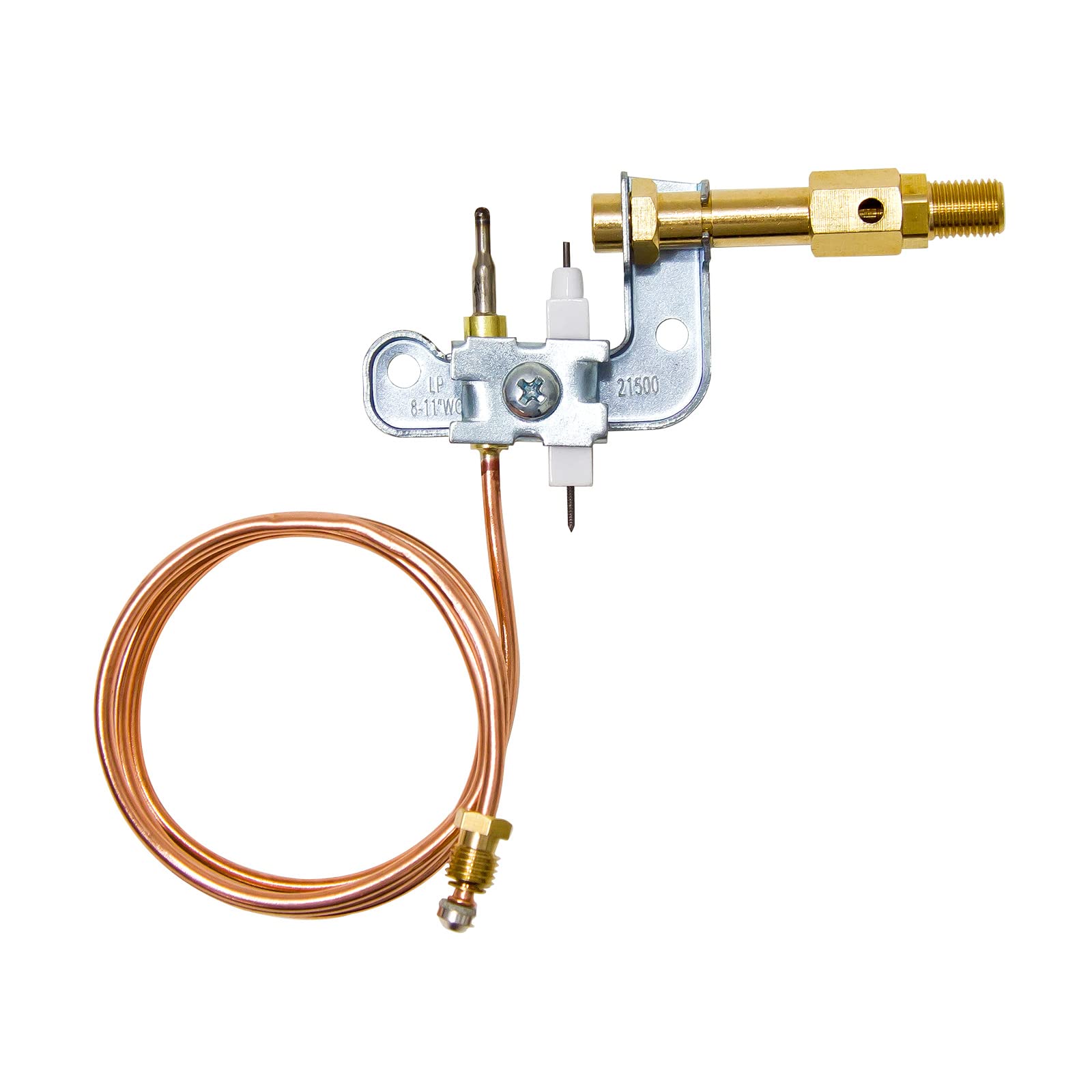 Forge Burner Gas Fireplace Pilot Assembly Kit Replacement For