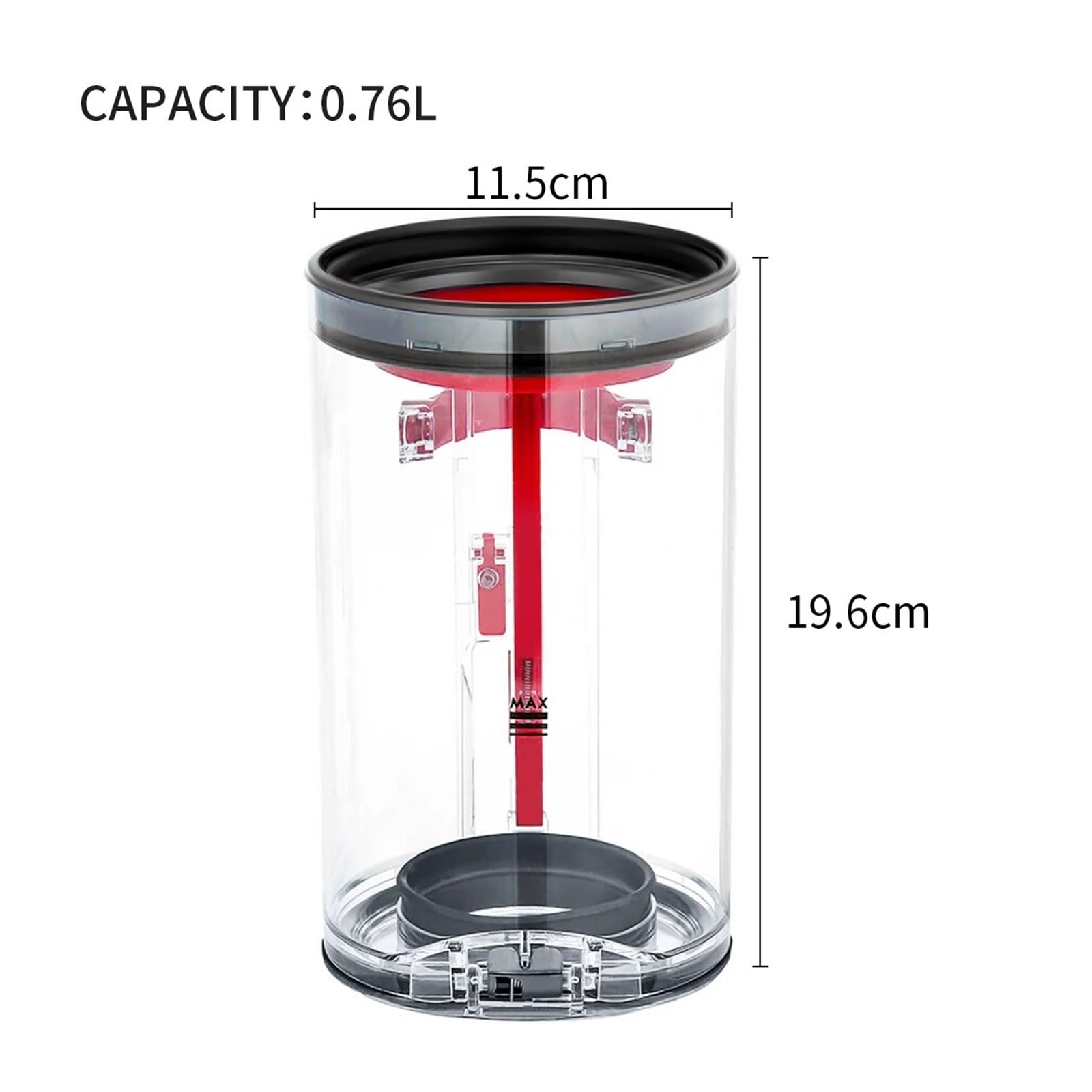 ， Compatibile con Dyson V6 V7 V8 V10 V11 V15 SV12 DC58 DC59 Aspirapolvere, contenitore for la polvere di ricambio, contenitore for la spazzatura, scatola di raccolta polveri | V6 DC58