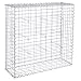 Produktbild SONGMICS Gabione 100 x 95 x 30 cm Höhe 95cm Steinkorb geschwungene Mauern Säule Drahtkörbe Säule GGB193