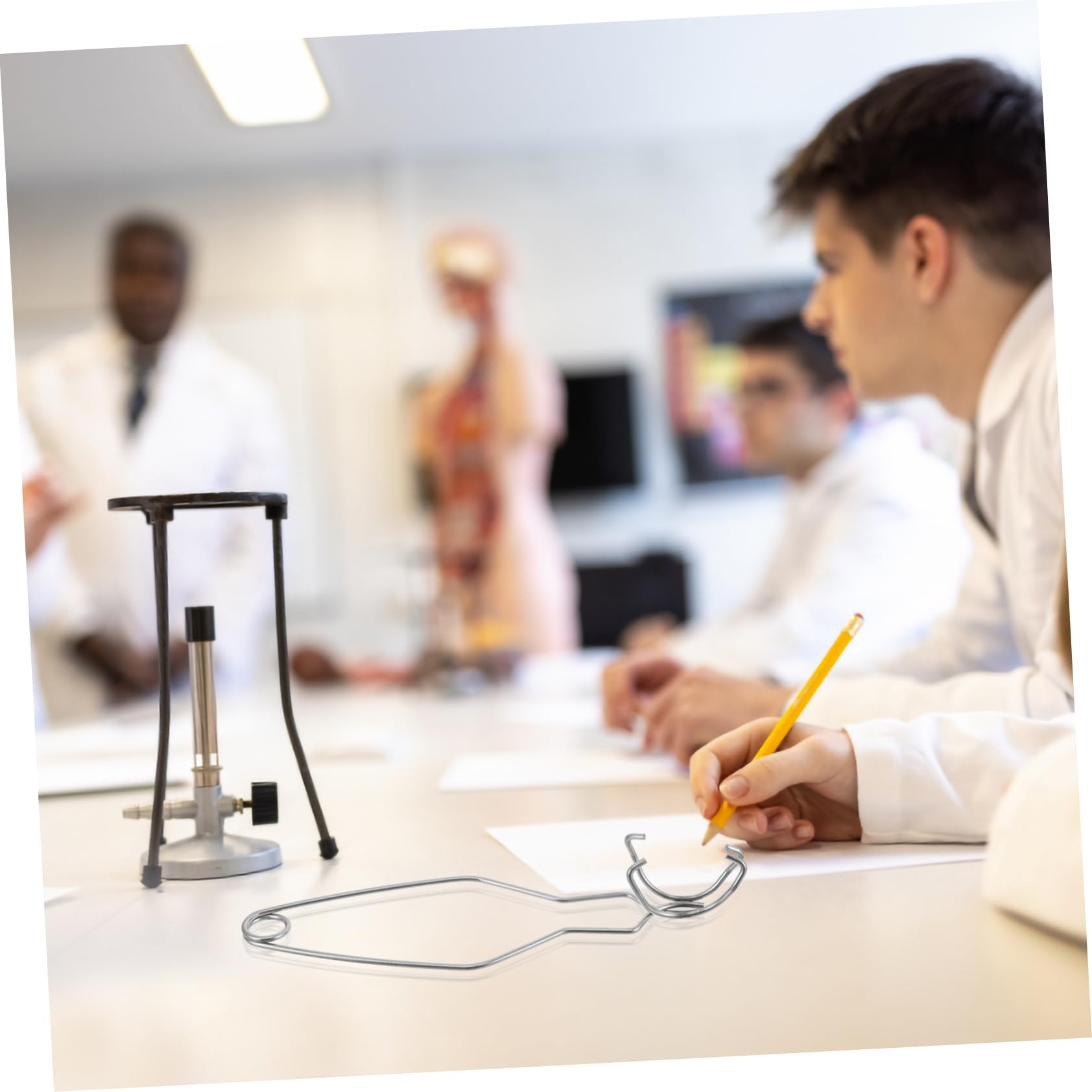 Graphite Crucible Clamp Melting Gold Tool Crucible Tong Metal Refining Tool Chemical Crucible Clamp Laboratory Accessories Circle Crucible Clamp Graphite Crucible Plier Tongs