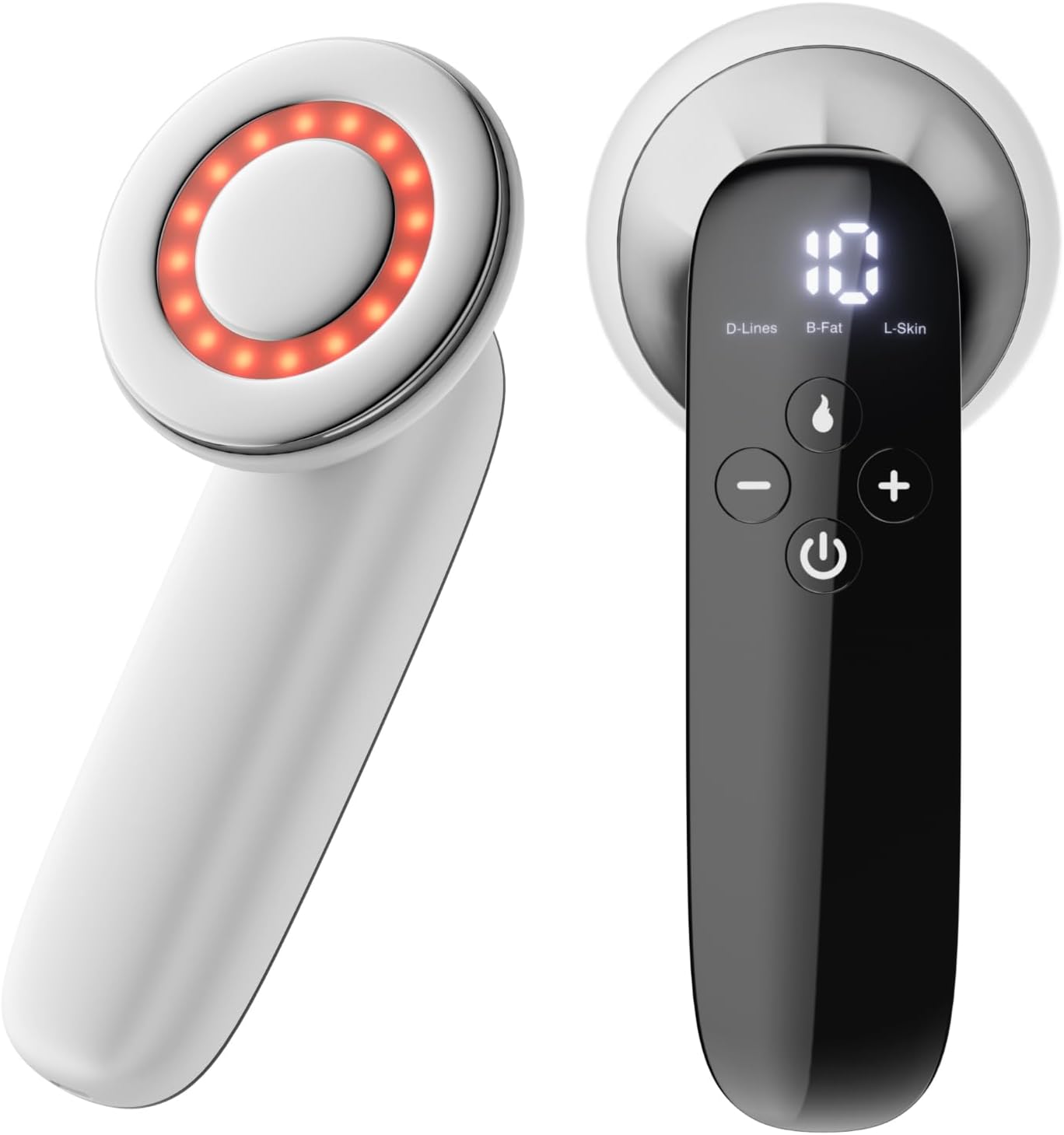 Cellulite Massager Tool, Body Sculpting Machine,4 in 1 Body Sculpting Tool with Heating Skin Tightening,Cordless Electric Massager Cellulite Remover for Belly,Waist,etc(White)