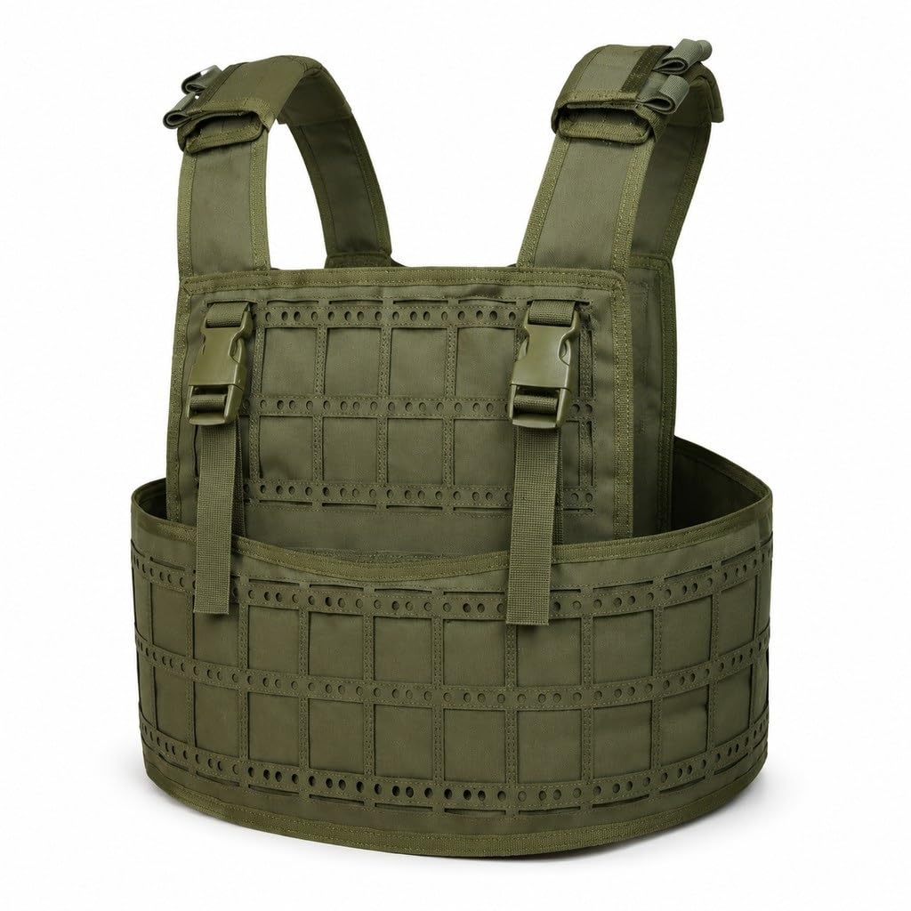 Lekka Kamizelka Taktyczna Camo Molle Regulowany Modułowy Nośnik Płyty 1000D Nylon Outdoor Airsoft Polowanie