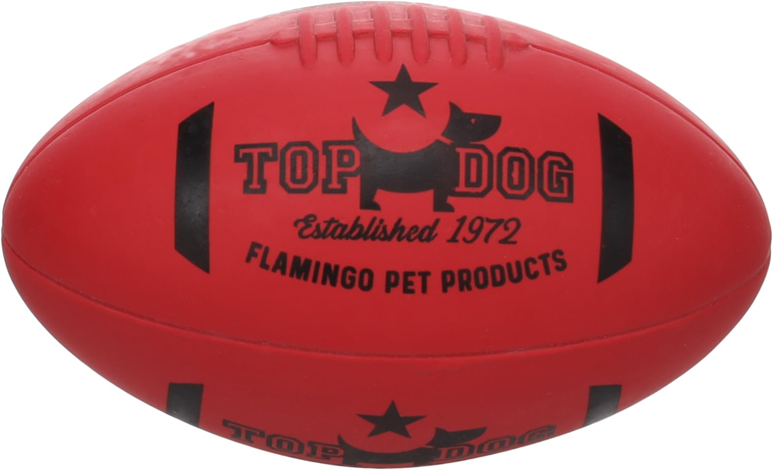 Flamingo TOY DOWNA RUGBY 15,3x9x9CM ASSORTMENT ROPESTRIP