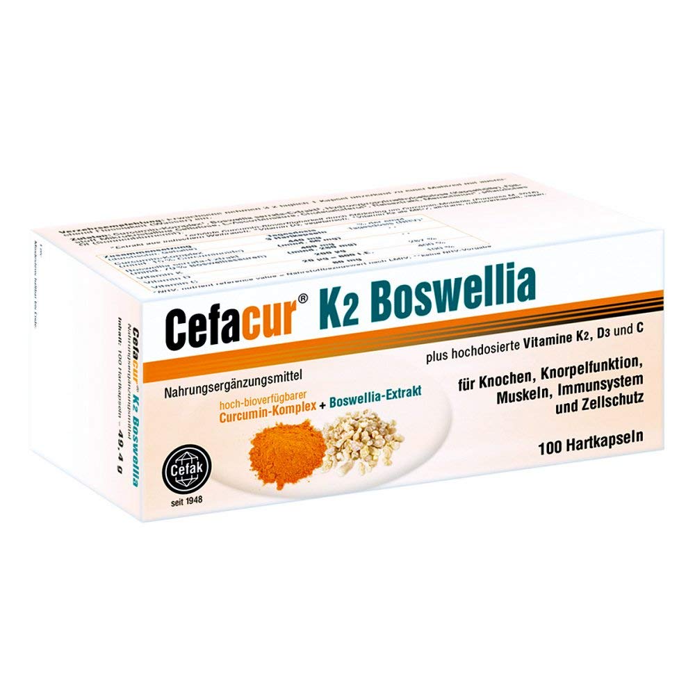 Cefacur K2 Boswellia Hartkapseln 100 stk