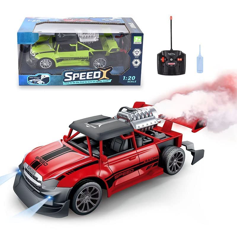 plutofit 1:20 Drift Stunt RC 2.4GHz Radio Controlled High Speed Car with Spray Light, Remote Toy Cars (Multicolor) (B0B6WNCSPJ) Amazon Price History, Amazon Price Tracker