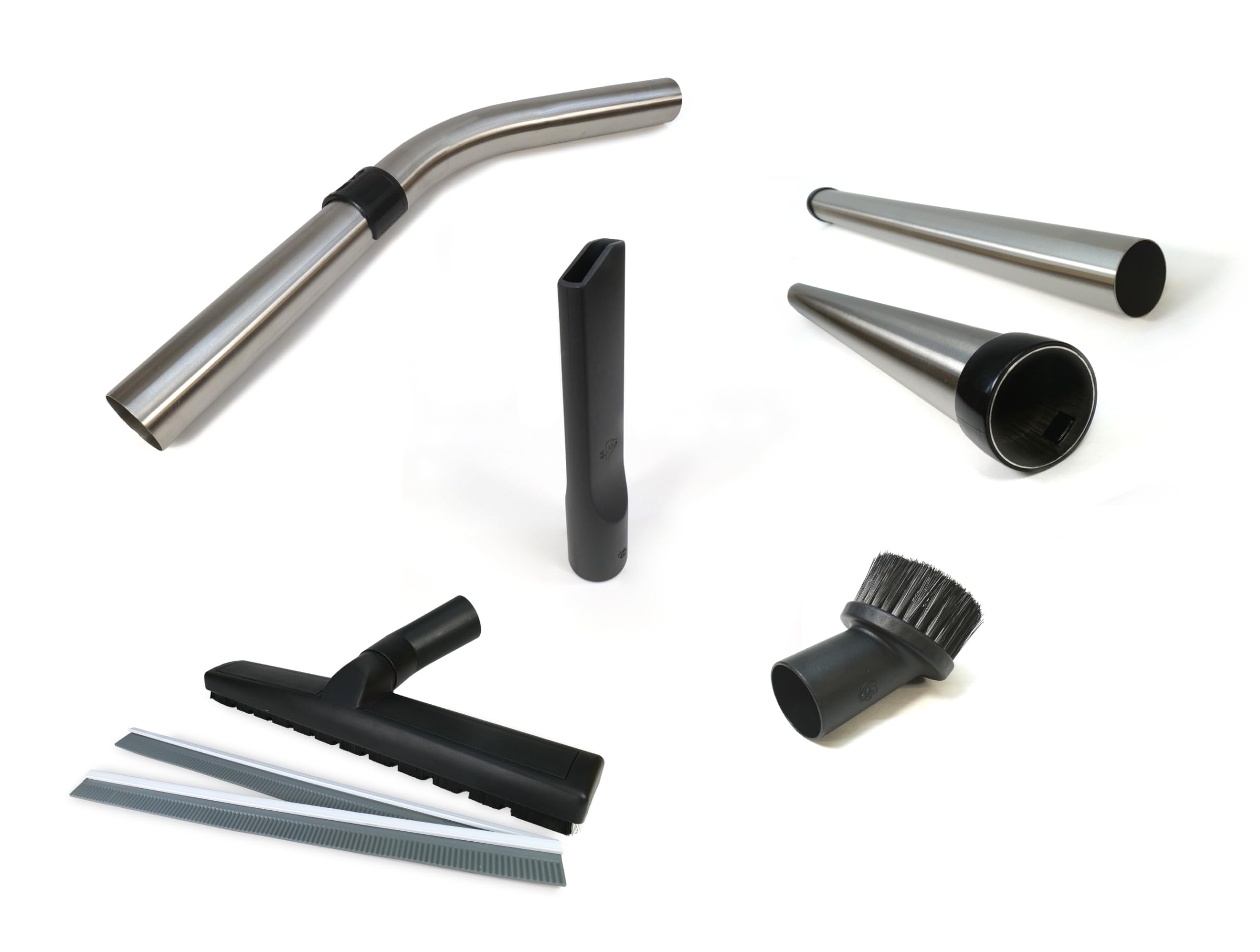 Kallefornia K692E Kit d'accessoires avec poignée 38 mm + tuyau d'aspiration + jeu de buses D38 pour Numatic DBQ 250-2