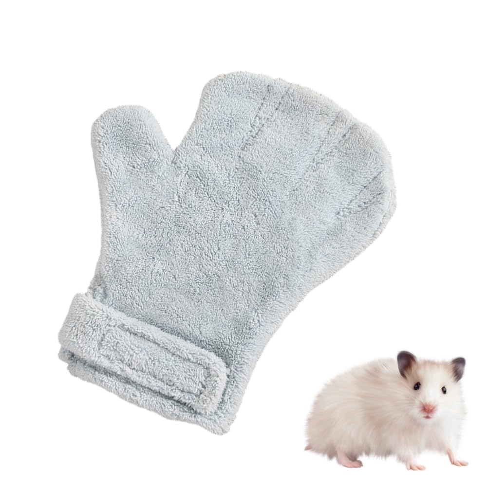 CARPJZ Hamster Bite Proof Glove, Adjustable Pet Holding Glove Animal Handling Gloves for Rats, Hamsters & Other Small Pets