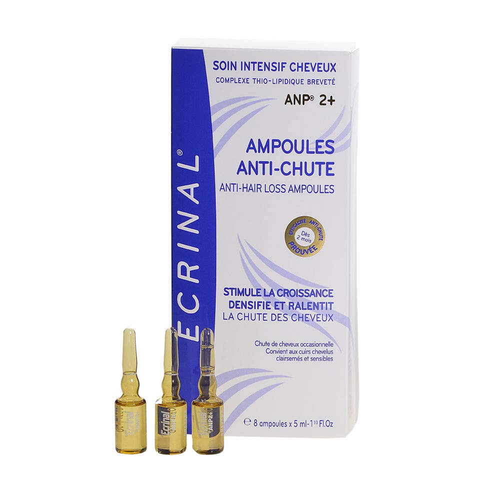 Ecrinal Intensive Hair Care ANP 2+ AntiHair Loss Ampoules 8 Vials of 5