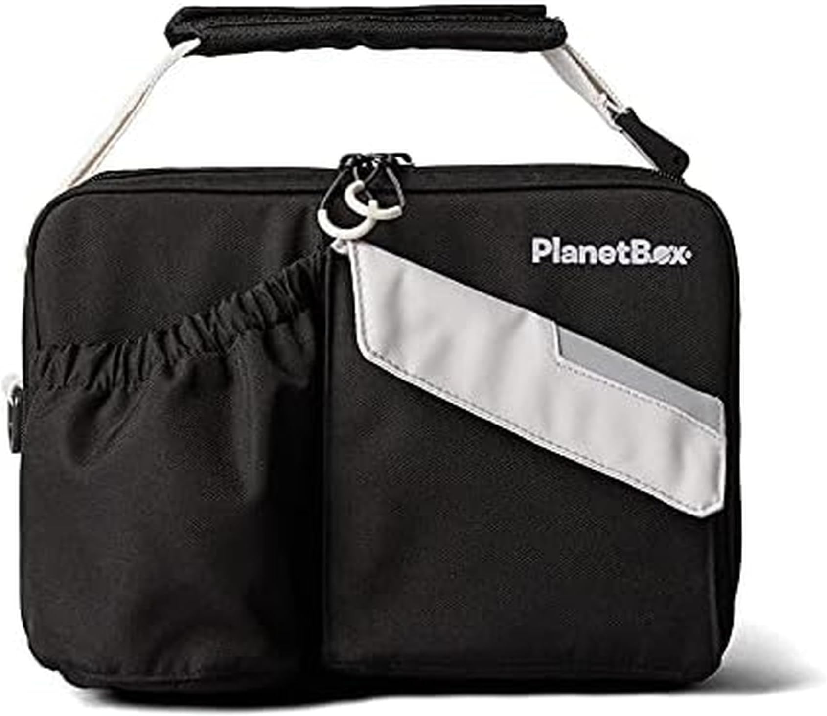 PlanetBox 5268297 Black Currant Insulated Lunch Bag, 9 x 12 x 2.5 inches, Black