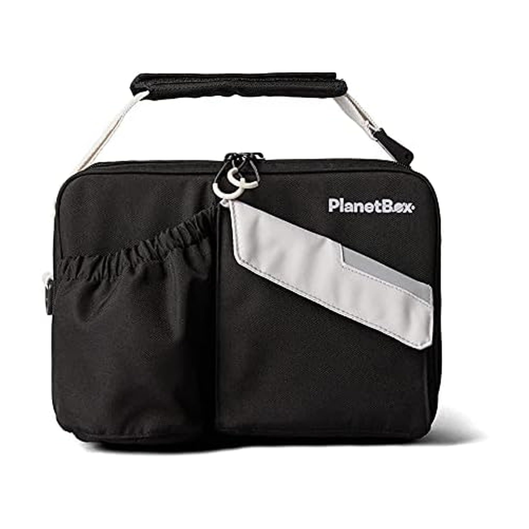 PLANETBOX5268297 Black Currant Insulated Lunch Bag, 9 x 12 x 2.5 inches, Black