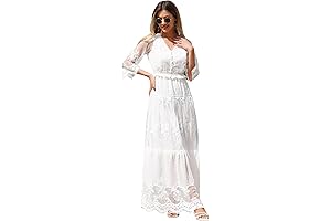 Casual Lace Dress: The Perfect Boho Maxi Dress for Summer