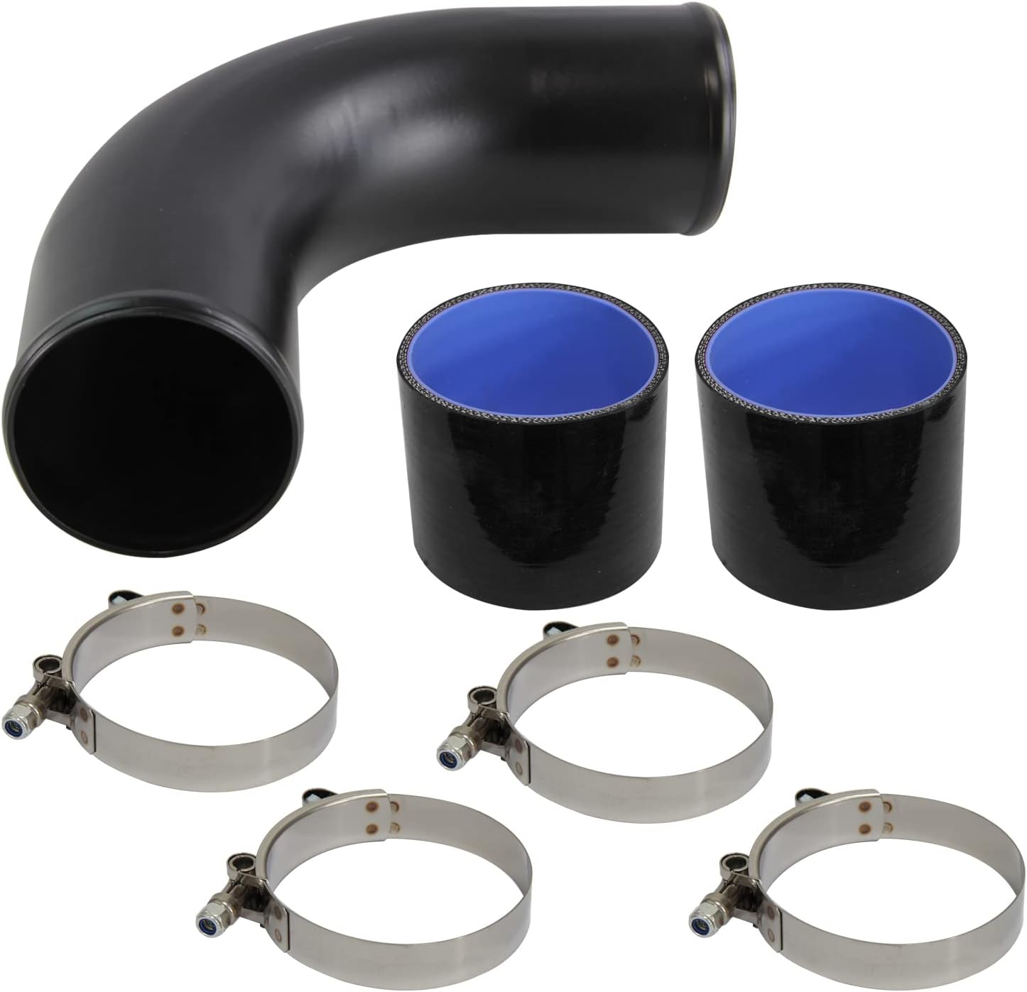 Universal 3" 90 Degree Aluminum Piping Turbo Intercooler Pipe Kit